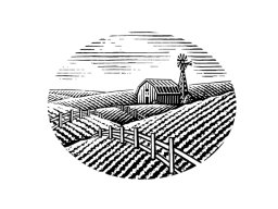 Farm Woodcut 2